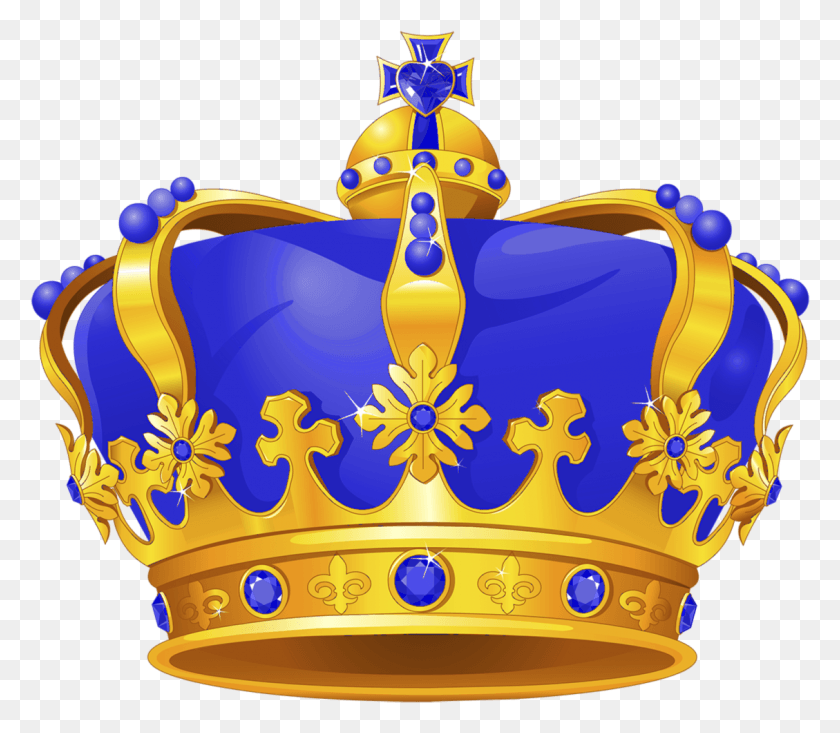 1129x975 Coroa Azul E Dourada Blue And Gold Prince Crown, Ювелирные Изделия, Аксессуары, Аксессуар Hd Png Скачать