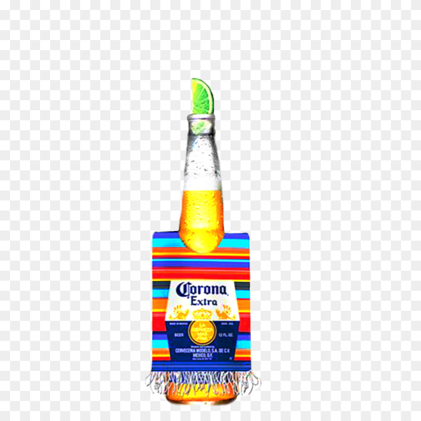 2048x2048 Corona Festive Beer Poncho Cincodemayo, Alcohol, Beer Bottle, Beverage, Bottle PNG