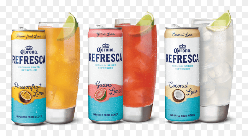 889x457 Corona Launches New Line Of Fruity Spiked Drinks Coming Corona Refresca, Cocktail, Alcohol, Beverage HD PNG Download