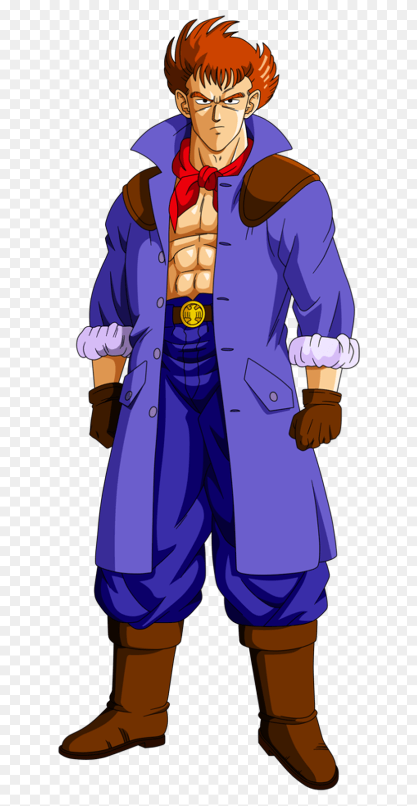 610x1563 Coronel Silver Dbz Персонажи Dragon Ball Z Goku Красная Лента Полковник Сильвер, Одежда, Одежда, Пальто Png Скачать