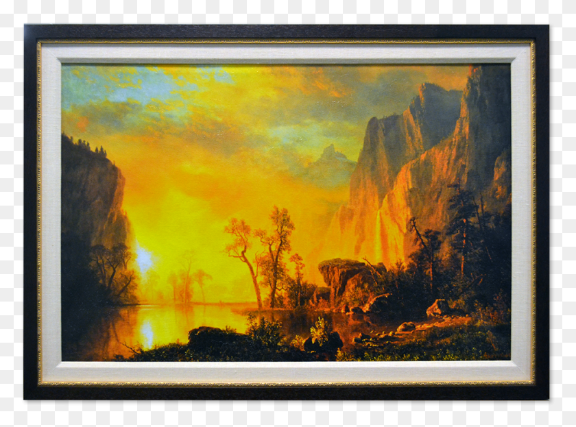 945x683 Corporate Sunset In The Rockies, Canvas, Modern Art HD PNG Download