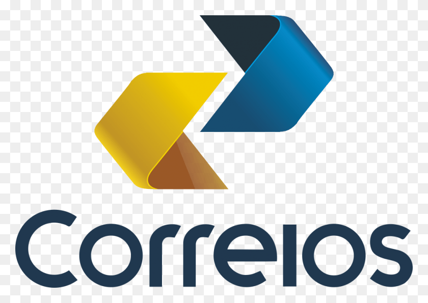 1024x703 Correios Logo Correios Logo, Symbol, Trademark, Recycling Symbol HD PNG Download