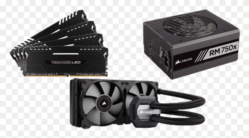959x498 Corsair Is Ready For Amd Ryzen Extensive Ddr4 Hydro Corsair H100i V2 Liquid Cooler, Adapter, Electronics, Machine HD PNG Download