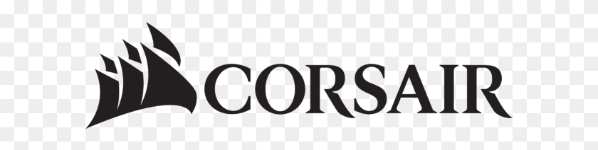 601x152 Corsair Logo Transparent Corsair Logo White, Text, Word, Alphabet HD PNG Download