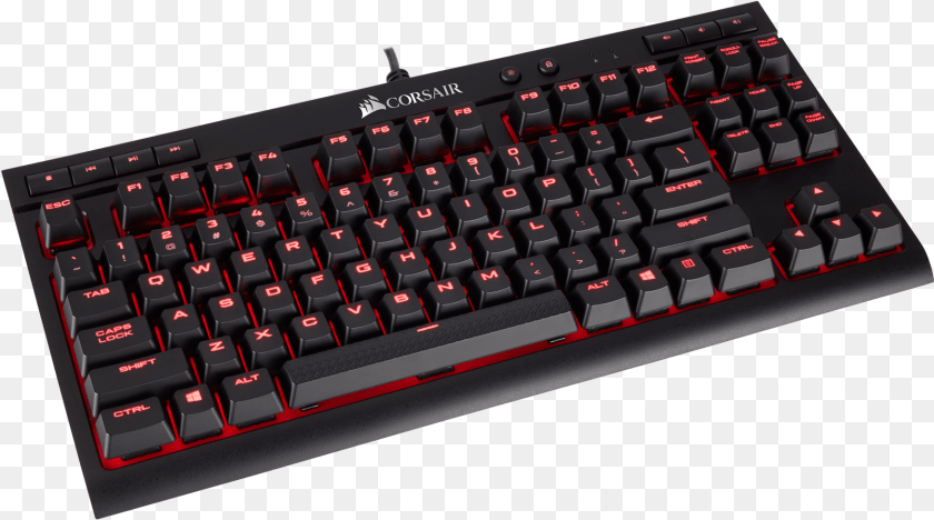 1749x974 Corsair On Thursday Announced A New Portable Mechanical K63 Compact Mechanical Gaming Keyboard Cherry Mx Red, Computer, Computer Hardware, Computer Keyboard, Electronics Transparent PNG