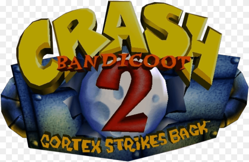 850x552 Cortex Strikes Back Icon A5 Crash Video, Text, Symbol, Number Sticker PNG