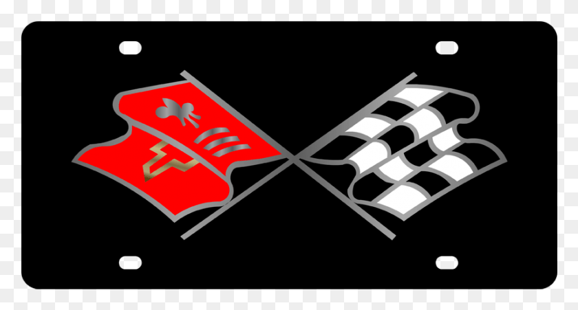 857x430 Descargar Png Corvette Matrícula Chevy Bandera Placa De Matrícula, Símbolo, Flecha, Emblema Hd Png