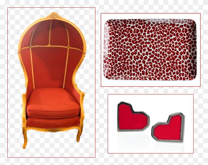 1442x1127 Cory Renee Leopard Clutch Chair, Muebles, Sillón, Sofá Hd Png