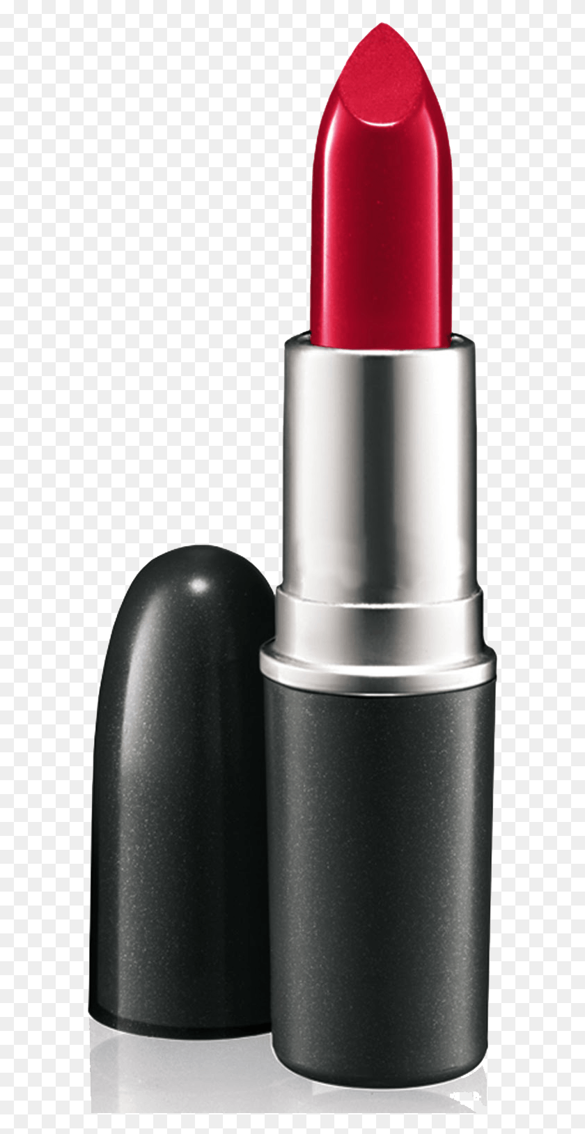 590x1568 Cosmetics Clip Art Lips Transprent Free Mac Hot Red Lipstick HD PNG Download