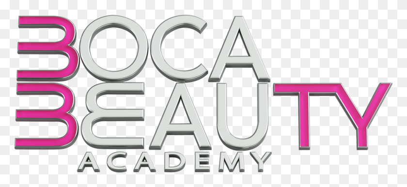 1000x419 Cosmetology Schools Near Boynton Beach Fl Boca Beauty Academy Logo, Word, Alphabet, Text HD PNG Download