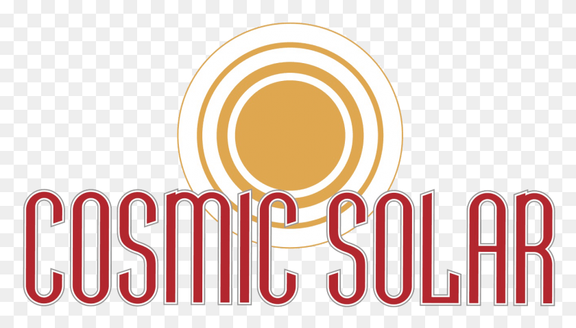 1321x708 Cosmic Solar Logo, Text, Symbol, Trademark HD PNG Download