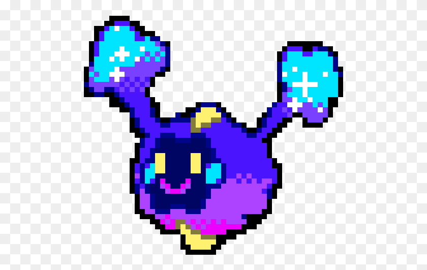 511x471 Cosmog Pokemon Sun And Moon Pixel Art, Pac Man, Text, Accessories HD PNG Download