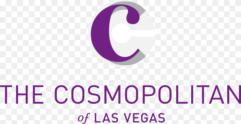 Cosmopolitan Las Vegas, Purple, Logo, Text Sticker PNG