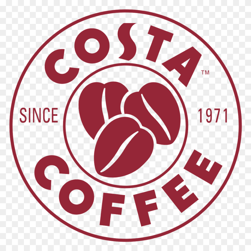 975x975 Логотип Costa Coffee Логотип Costa Coffee, Символ, Товарный Знак, Сердце Hd Png Скачать