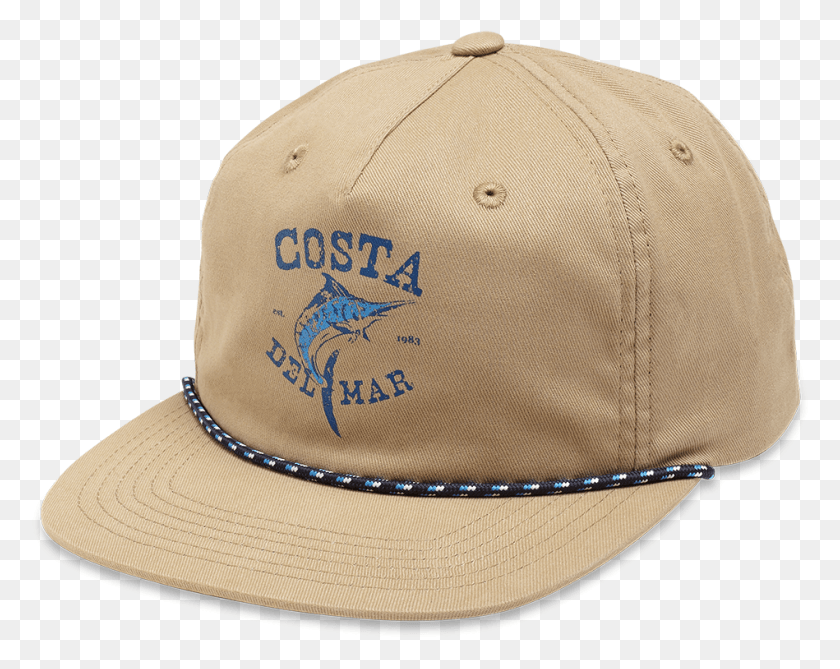 949x741 Costa Del Mar Twill Captains Hat In Khaki Angle Baseball Cap, Cap, Clothing, Apparel HD PNG Download