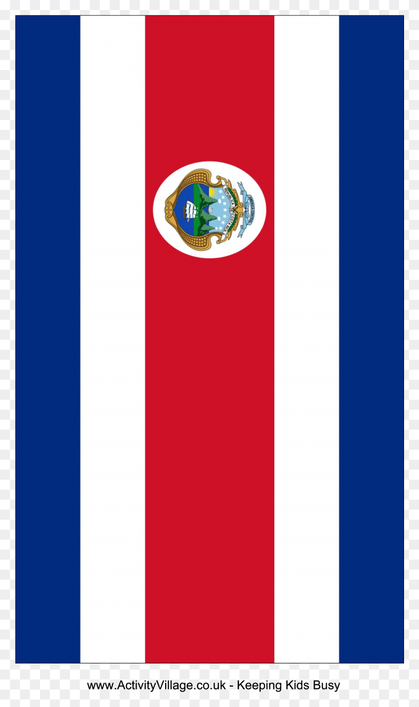 1845x3207 Costa Rica Flag, Symbol, American Flag, Logo HD PNG Download