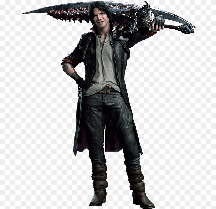 689x813 Costume Ex De Dante Dans Devil May Cry 5 Inspir De Dmc 5 Dante Ex Color, Jacket, Clothing, Coat, Person Transparent PNG