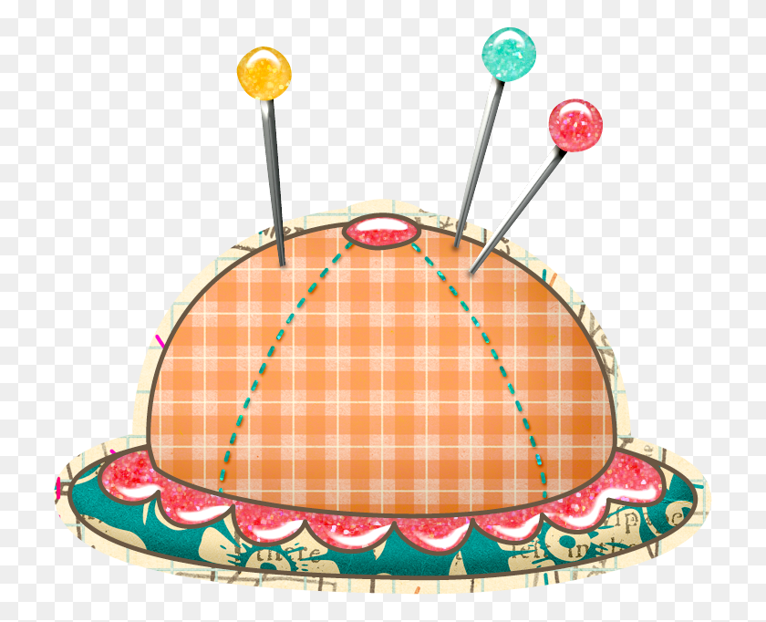722x622 Costura Pin Cushion Clipart, Birthday Cake, Cake, Dessert HD PNG Download