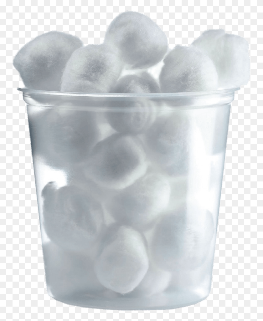 765x966 Cotton Balls In Plastic Cup Cotton Balls In A Cup, Milk, Beverage, Drink HD PNG Download