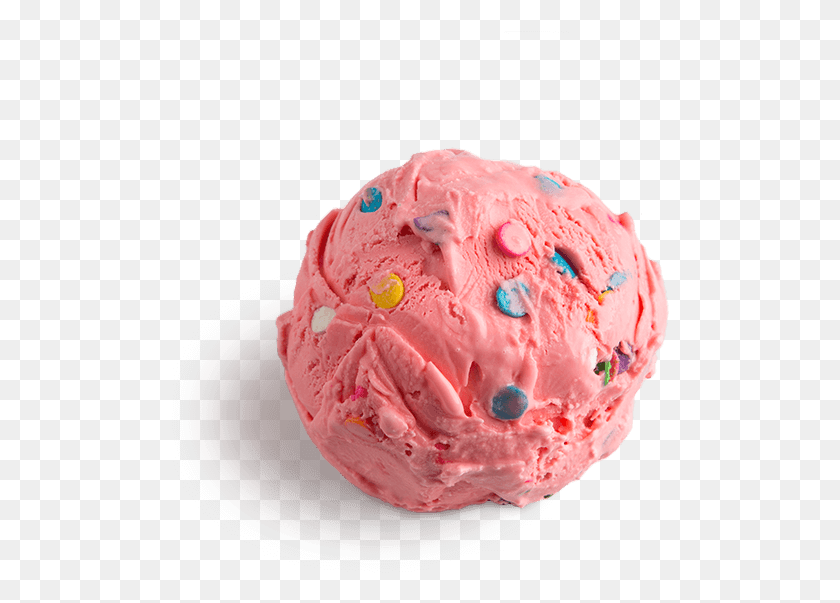 498x543 Cotton Candy Ice Cream Scooped Cotton Candy Ice Cream, Cream, Dessert, Food HD PNG Download