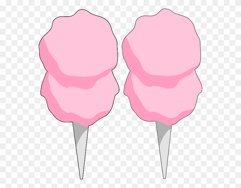 570x595 Cotton Candy Sweet Clip Art At Vector Clip Art Free Cotton Candy Clipart Transparent, Lollipop, Food HD PNG Download