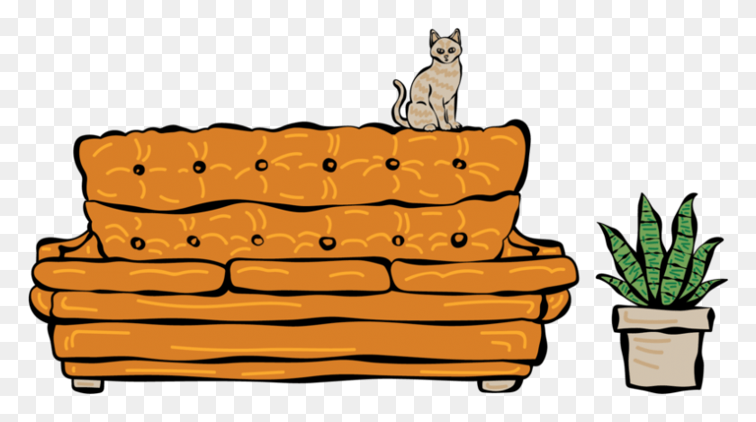 791x415 Couch, Mammal, Animal, Birthday Cake HD PNG Download