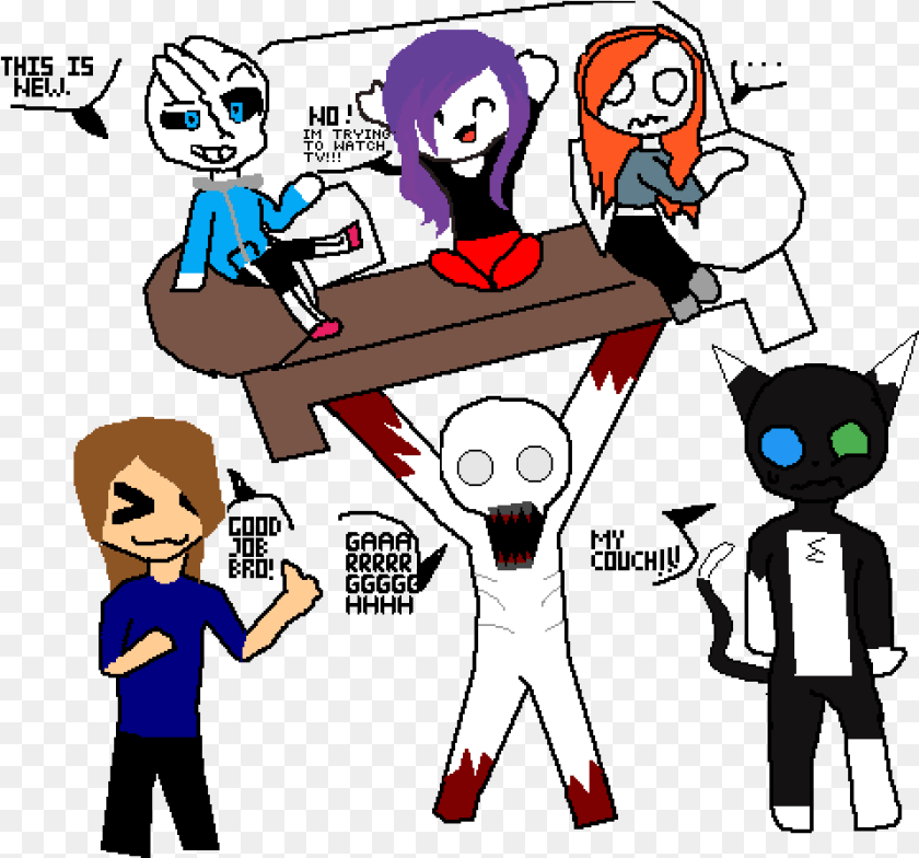 Couch Collab Cartoon, Publication, Book, Comics, Person Clipart PNG