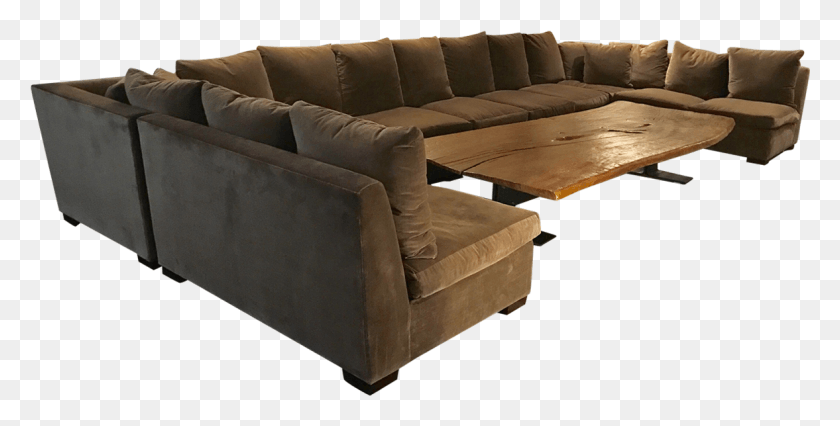 1177x553 Couch Furniture Table Wood Angle Image With, Coffee Table, Armchair, Room HD PNG Download