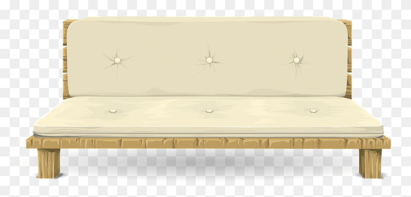 955x420 Couch Futon Furniture Cushions Wood Wooden Mattress, Drawer, Text, Label HD PNG Download