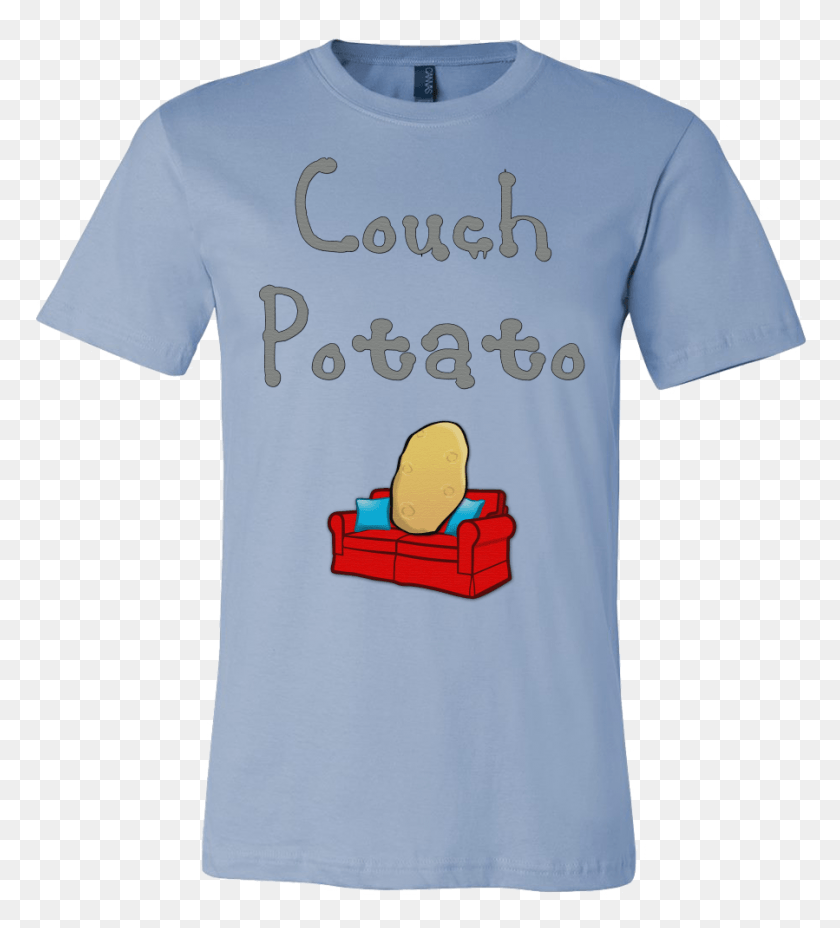 899x1001 Couch Potato Pun T Shirt Bratwurst, Clothing, Apparel, T-shirt HD PNG Download