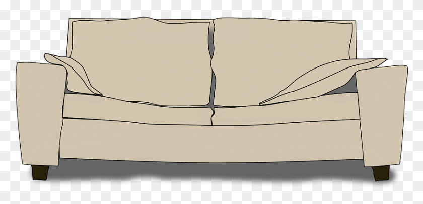 855x379 Couch Settee Lounge Sofa Furniture Sitting Pivot Friends, Clothing, Apparel, Hat HD PNG Download