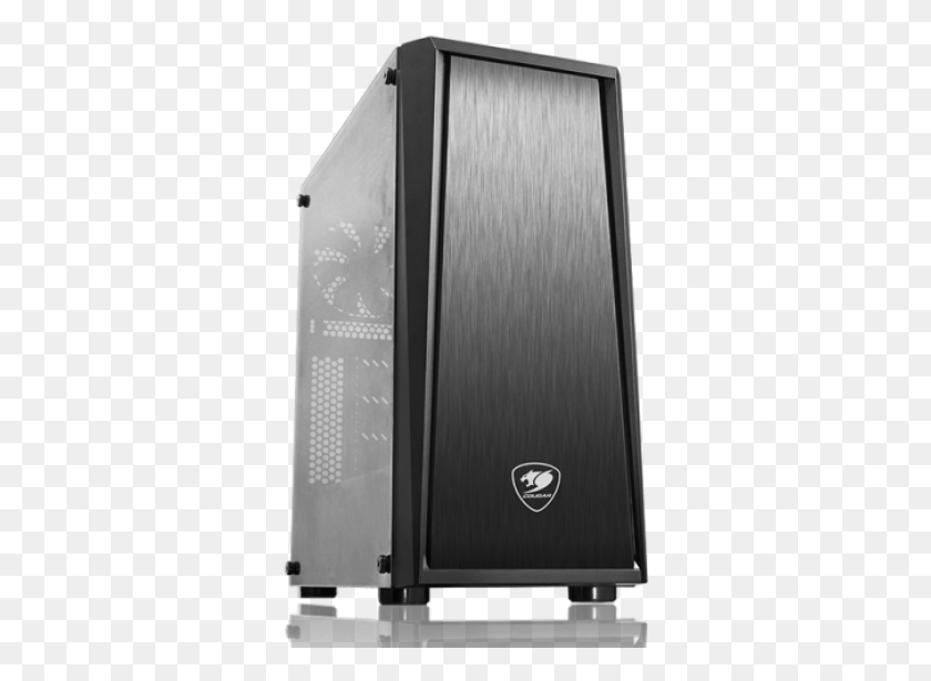 Cougar Mx340 Mid Tower Gaming Casing Black, Electronics, Computer, Pc HD PNG Download