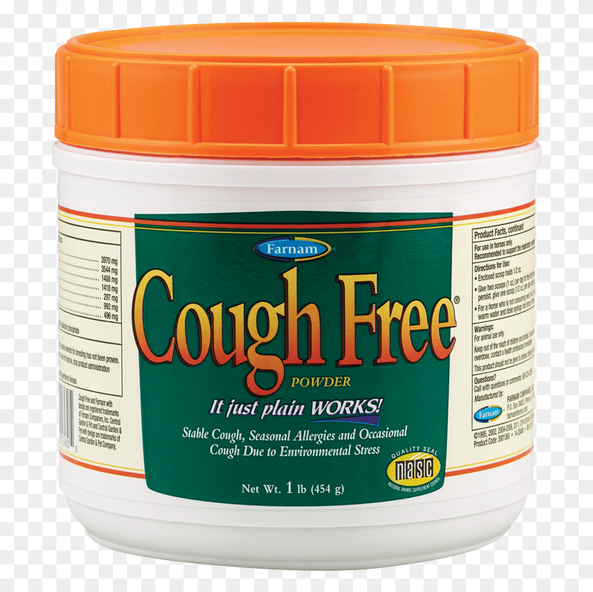 694x779 Cough Free Powder Farnam Cough Free, Food, Plant, Paint Container HD PNG Download