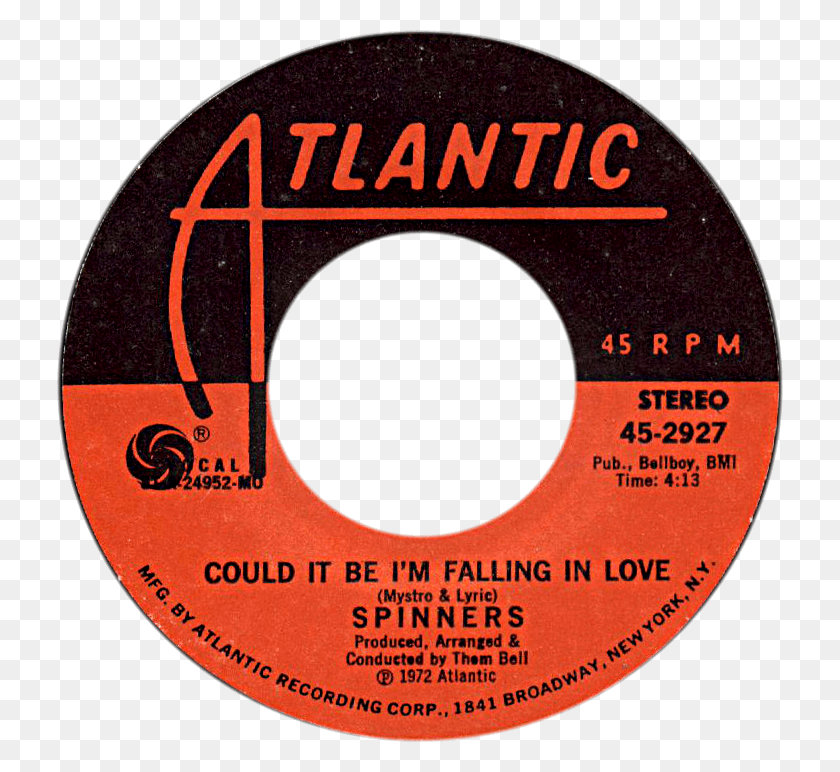 726x712 Could It Be I39m Falling In Love By The Spinners Us Archie Bell Amp The Drells There39s Gonna, Disk, Word, Dvd HD PNG Download