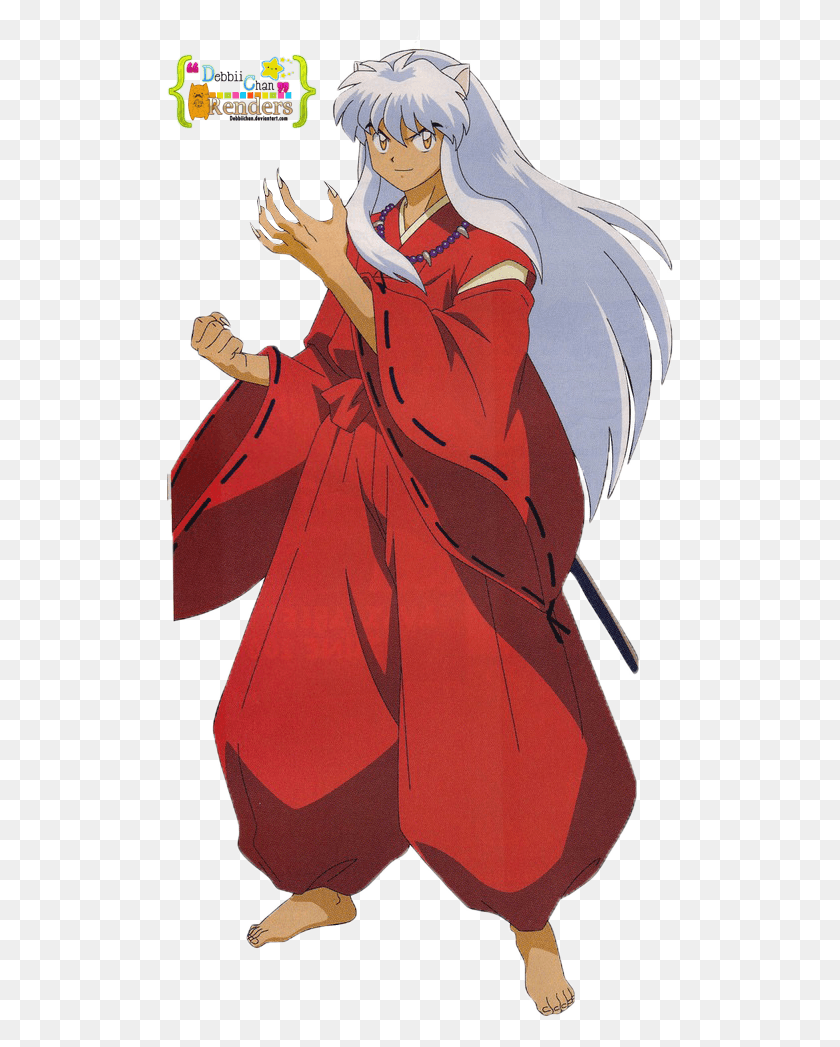 506x987 Could Someone Please Draw Inuyasha And Miroku Sitting Inuyasha, Clothing, Apparel, Fashion HD PNG Download