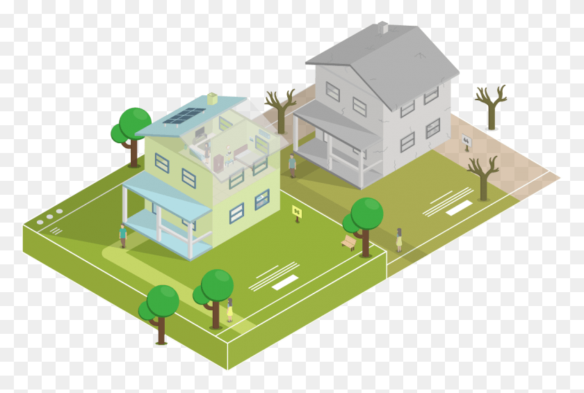 1120x726 Could Your Home Be Making You Sick House, Toy, Neighborhood, Urban HD PNG Download