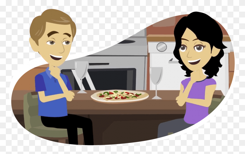 2034x1222 Counseling Clipart Difficult Conversation Dos Personas Hablando Dibujo, Oven, Appliance, Person HD PNG Download