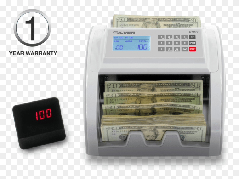 865x633 Count Amp Go Compact Bill Counter Electronics, Machine, Text, Word HD PNG Download