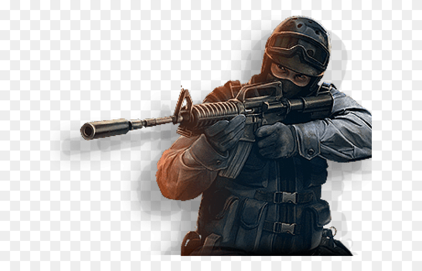 640x480 Counter Strike, Person, Human, Gun HD PNG Download