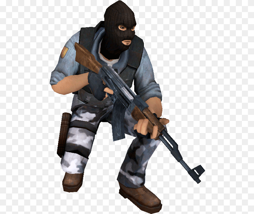 515x708 Counter Strike Terrorist, Firearm, Gun, Rifle, Weapon Clipart PNG