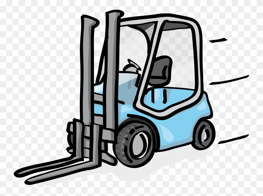 753x568 Counterbalance Forklift Truck Gabelstapler Cartoon, Vehicle, Transportation, Wheel HD PNG Download