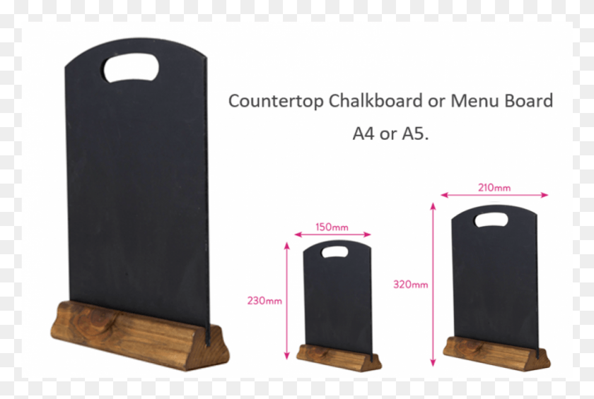 1001x649 Countertop Chalkboard Menu Board Plywood, Mobile Phone, Phone, Electronics Descargar Hd Png