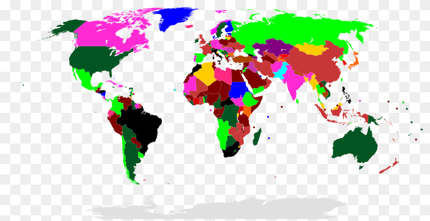 1920x984 Countries By Key Of National Anthem Clipart, Chart, Plot, Map, Atlas PNG