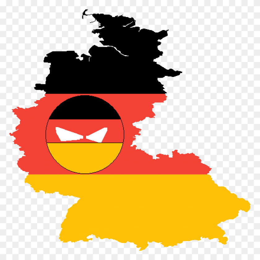 1000x1000 Country Ball Germany Flag Country Outline, Nature, Outdoors, Sky HD PNG Download