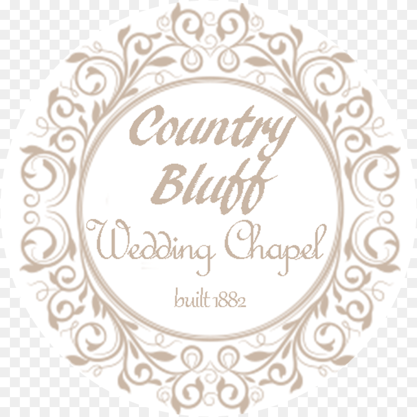 1067x1067 Country Bluff Wedding Chapel Monogram, Oval, Text, Pattern PNG