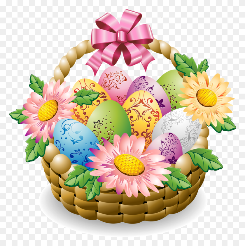 1015x1017 Country Clipart Easter Basket Free For On Panier De Paques Clipart, Birthday Cake, Cake, Dessert HD PNG Download