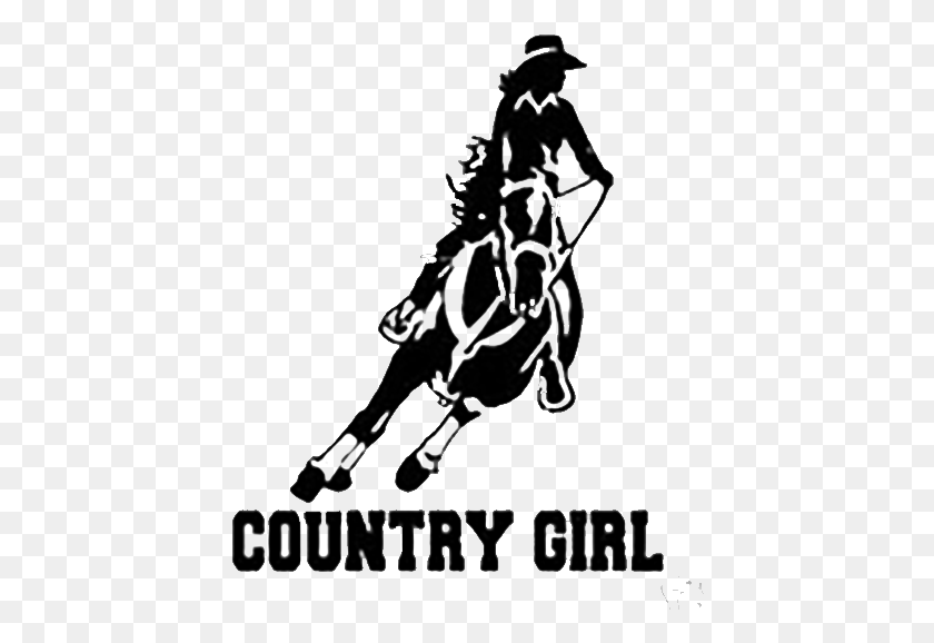 426x518 Country Girl Western Sticker, Person, Human, People HD PNG Download