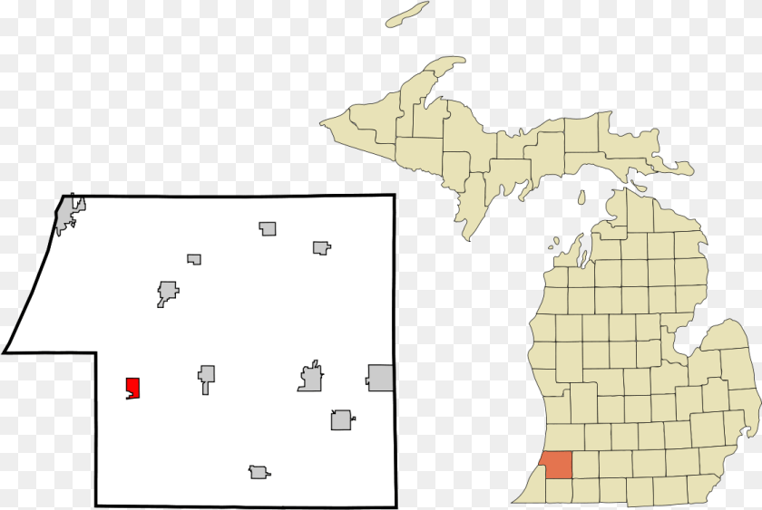 1126x755 County Michigan, Chart, Plot, Map, Atlas Sticker PNG