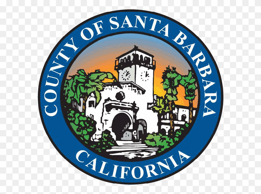 598x566 County Of Santa Barbara Logo, Symbol, Trademark, Badge HD PNG Download