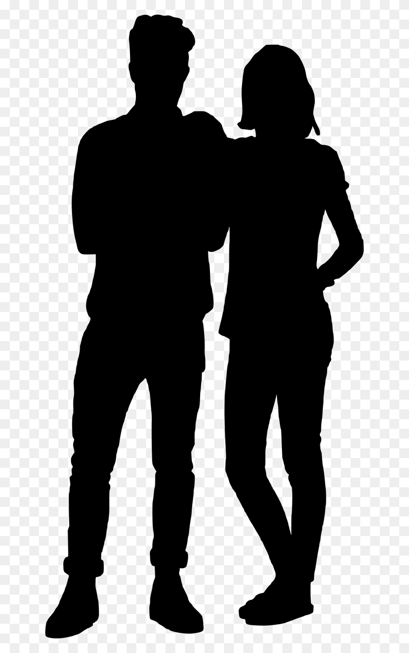 654x1280 Couple Female People Silhouette, Gray, World Of Warcraft HD PNG Download